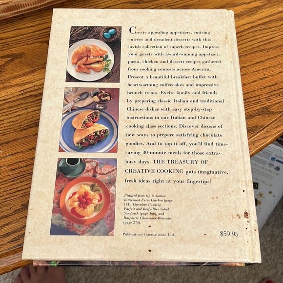 The Treasury of Creative Cooking, 608 page cookbook - Picture 2 of 8